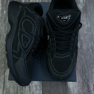 Dior Men's Black and Gray Sneakers